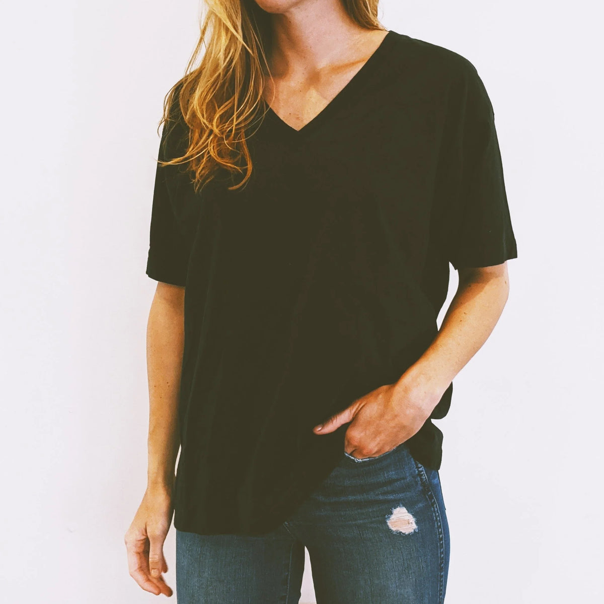 Foolery Short Sleeve V-Neck